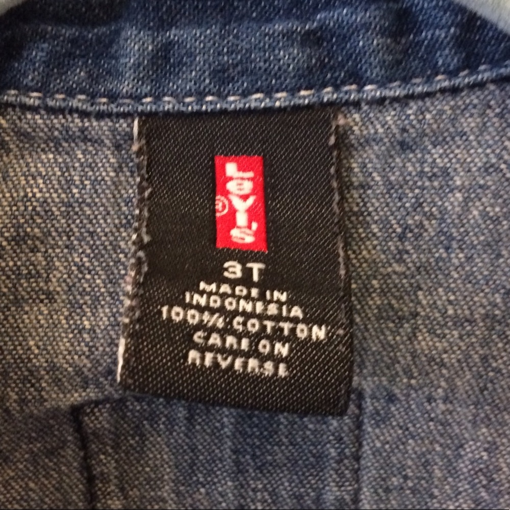 Levi Toddler Button Up Shirt - Picture 4 of 5
